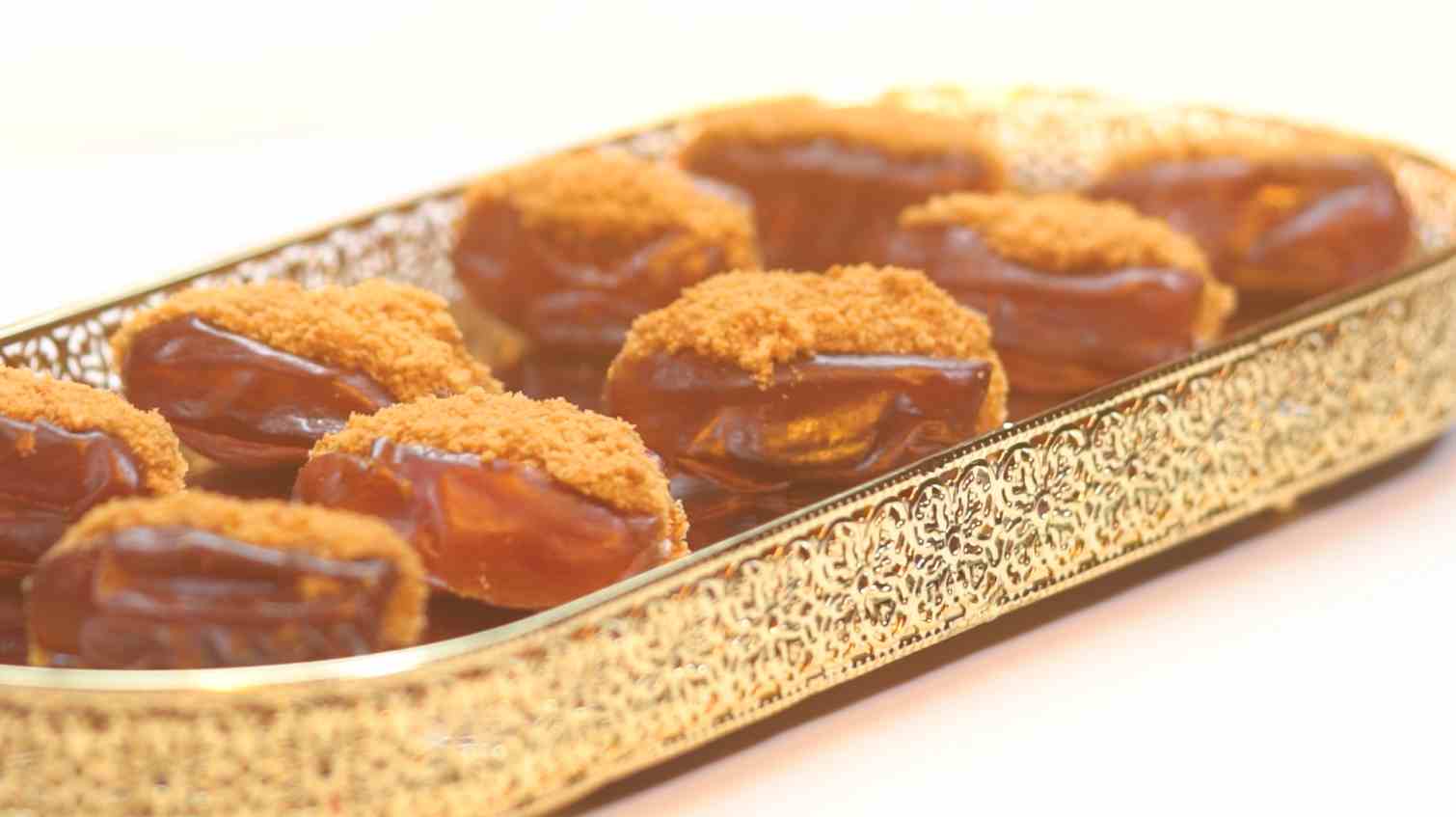 Baladna Khodari dates stuffed with walnuts and lotus butter